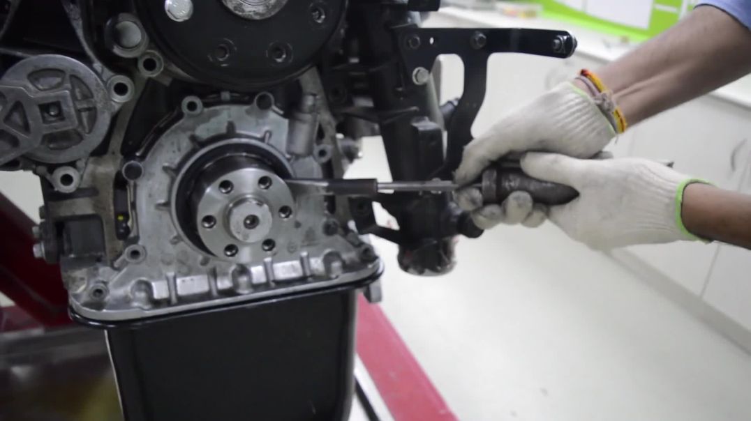 ⁣Vedx8 Engine Crankshaft Front Oil Seal Replacement Procedure-6
