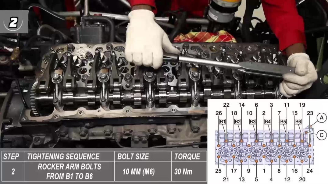 ⁣Vedx8 Engine Cylinder Head Gasket Replacement Procedure-4