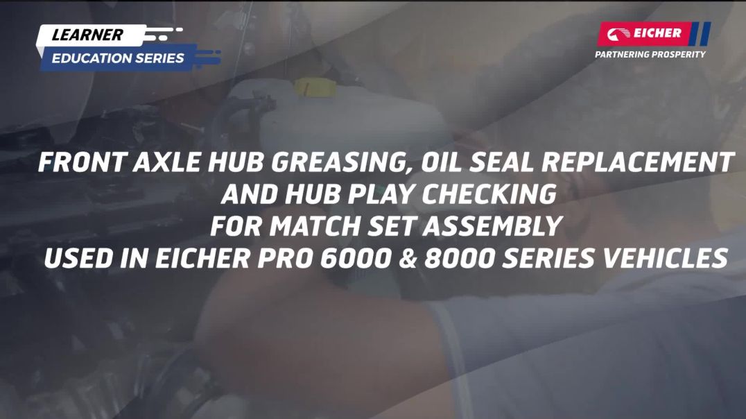 Front wheel Hub Greasing Oil Seal Replacement Hub play checking and adjustment